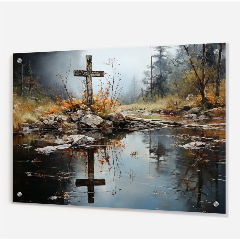 Art mural en acrylique, H 30 po x l 40 po