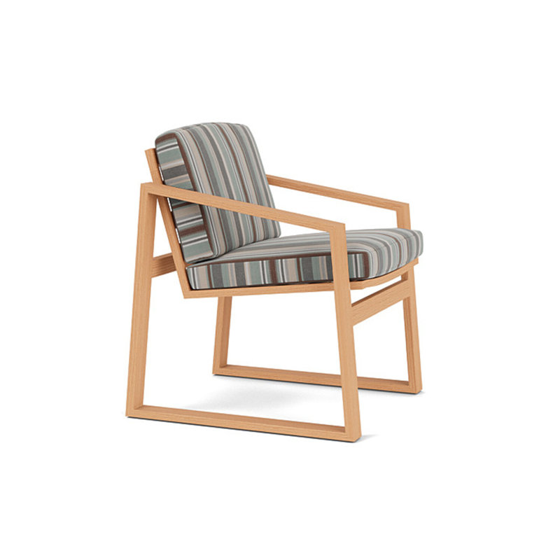 Pursuit Outdoor Dining Armchair, Lima Heron