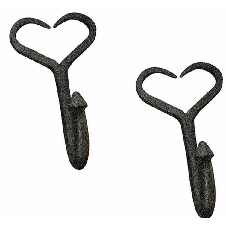 Set of Cast Iron Numbered Coat hooks
