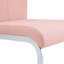Chaises de salle à manger minimalistes modernes avec pattes en métal incurvés - Paquet de 2
