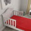 Matelas double rouge pour enfants avec housse résistante à l'eau-1958339620