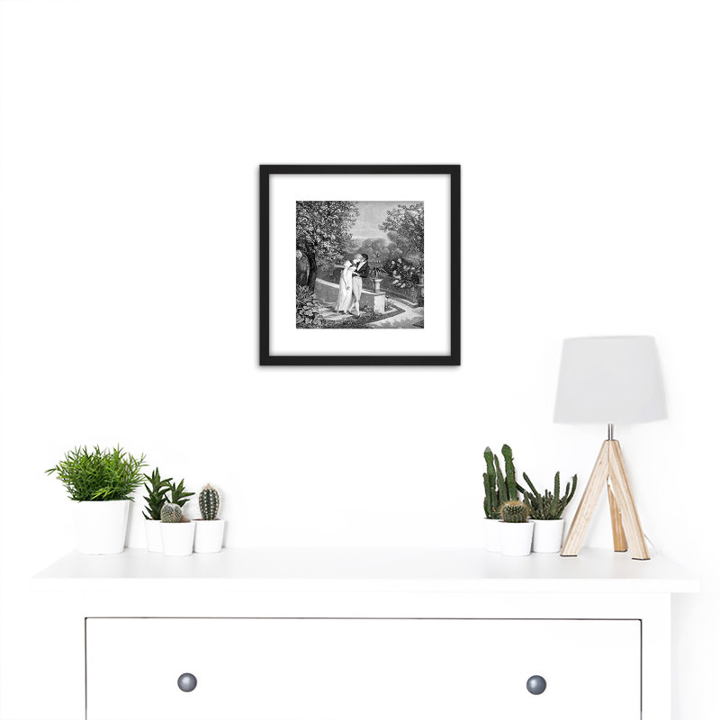 Debucourt Spring Or Lovers Couple Flowers Painting by Philibert-Louis Debucourt - Single Picture Frame Print