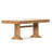 Solid Wood Rectangular Dining Table – I-Shaped Industrial Legs & Wood Veneer Top