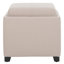 Repose-pieds carré en similicuir de 18 po Motto-908934456