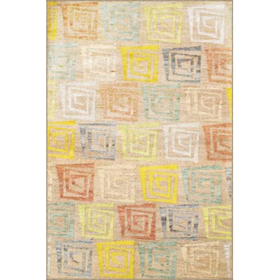 Multi Color Mixed Geometric Pattern Creative Modern Decorative Machine Washable Area Rug