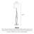 Chinese Vintage-Style Hardware, Solid Wood & Fabric Floor Lamp