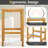 Nedjalka Solid Wood Counter Stool-2040557204