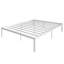 Lit plateforme en métal blanc-938536896-938536897