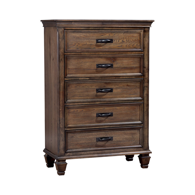 Ensemble de chambre à coucher avec commode 2 pièces Spuyten, Grand