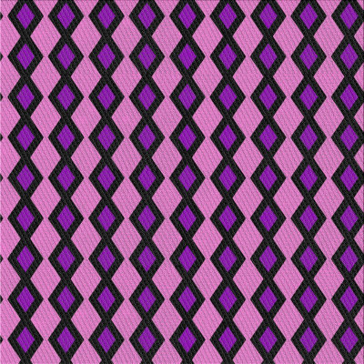 Tapis rose/mauve à motifs
