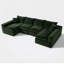 Canapé modulaire modulaire en nuage pour le salon - Canapé modulaire en U modulaire 130 "-1089215180-1089215183
