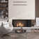 11.9" X 12.8" Herringbone Polished Marble Mosaic Tile