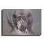 Art mural en métal luxueux «Full Speed Ahead Rhino» par Robert Campbell, 24 po x 16 po-1058821241