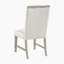 Ensemble de salle à manger Aimee moderne et contemporain en placage de chêne, 7 pièces, avec table rectangulaire extensible et 6 chaises rembourrées, 6 places assises