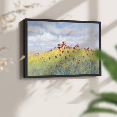Summer Breeze Meadow II -Framed Print - Restickable