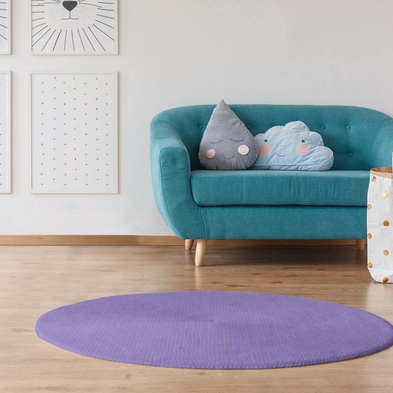 Tapis de zone mauve napperon, Rectangle 4 pi x 6 pi