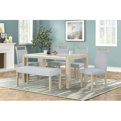 Mobilier de salle à manger en bois de hauteur standard 1pc