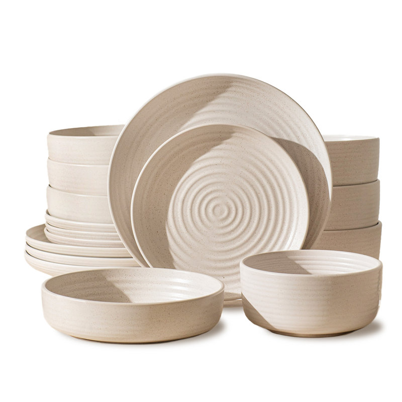 16-piece Stoneware Dinnerware Set, Service For 4