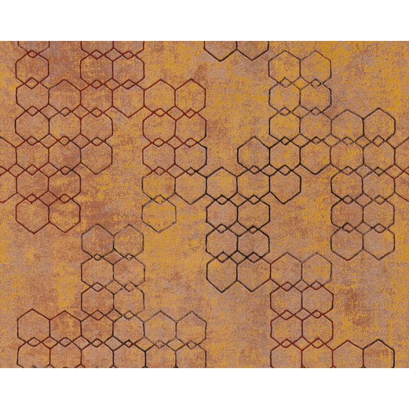 Diawara 21' L x 33" W Texture Wallpaper Roll, Brown