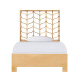 Ivy Twin Platform Bed, Citrus Orange