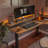 Ilean Adjustable L-Shaped Standing Desk-1020521463