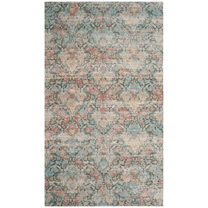 Amanda Hand Loomed Performance Geometric Rug, Rectangle 5' x 8'