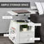 60cm W Steel Bedside Table