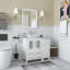 Ensemble de meuble-lavabo simple 36 "avec miroir -23188979