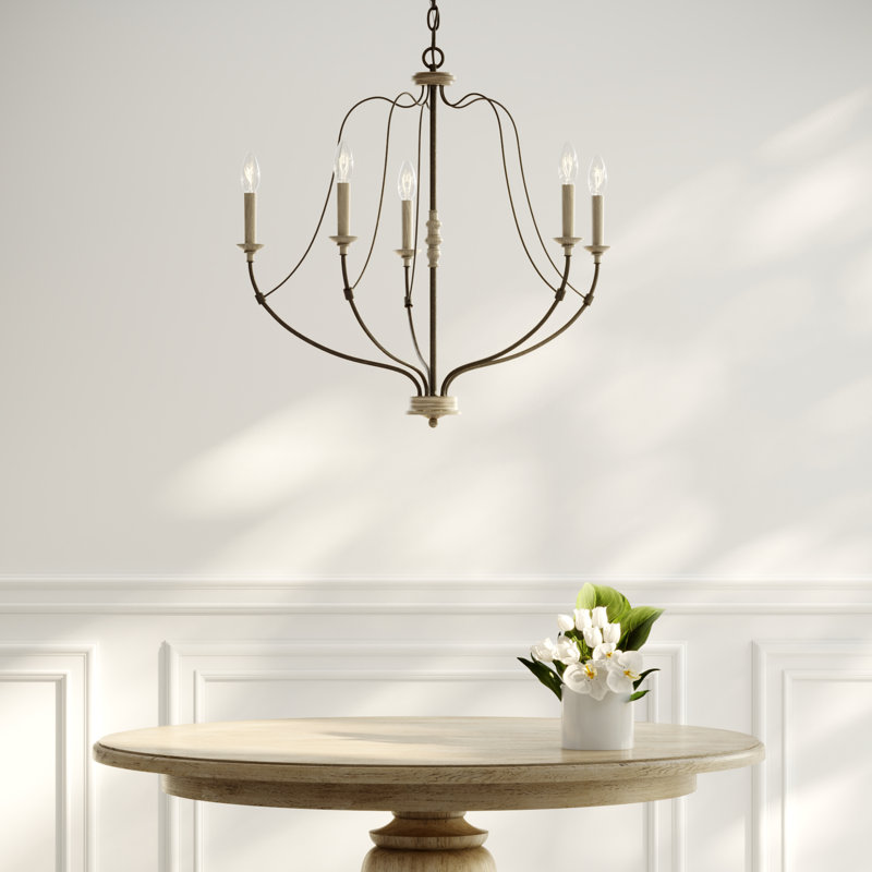 Shoshanna Iron 5-Light Chandelier