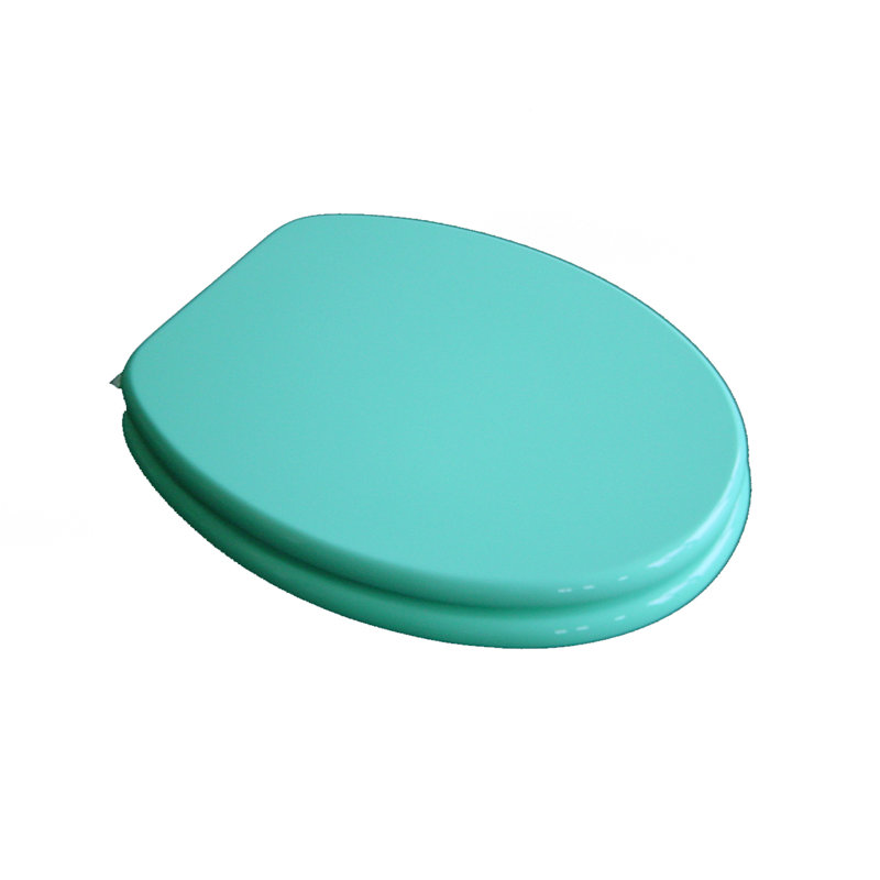 Alma Elongated Toilet Seat, Turquoise