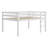 Full Size Rubber Wood Loft Bed With Ladder-1923593587