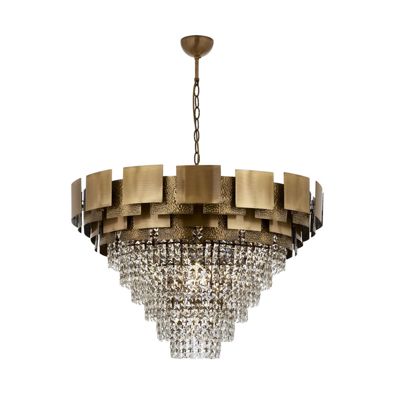 Lustre en cristal, Bronze