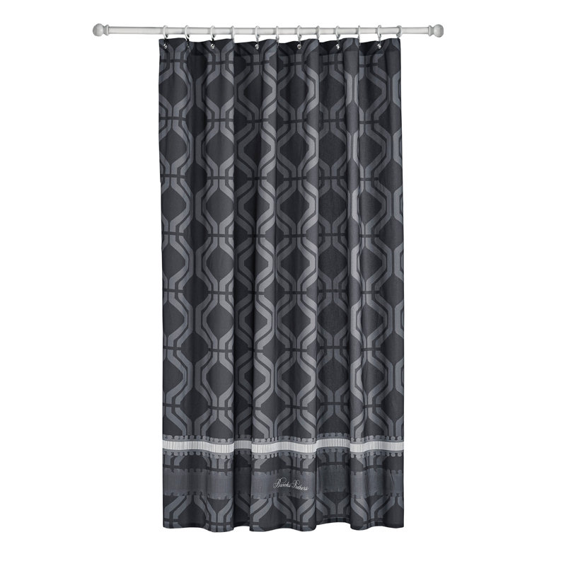 Cotton Shower Curtain, Anthracite