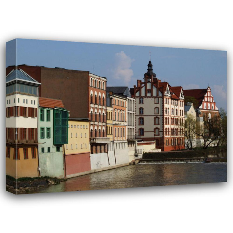 Oder River in Opole