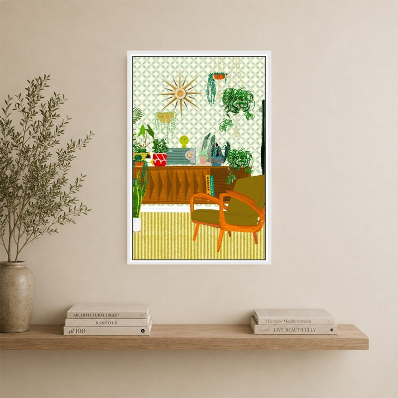 «Plant Living Room» par Jen Bucheli - Impression sur toile