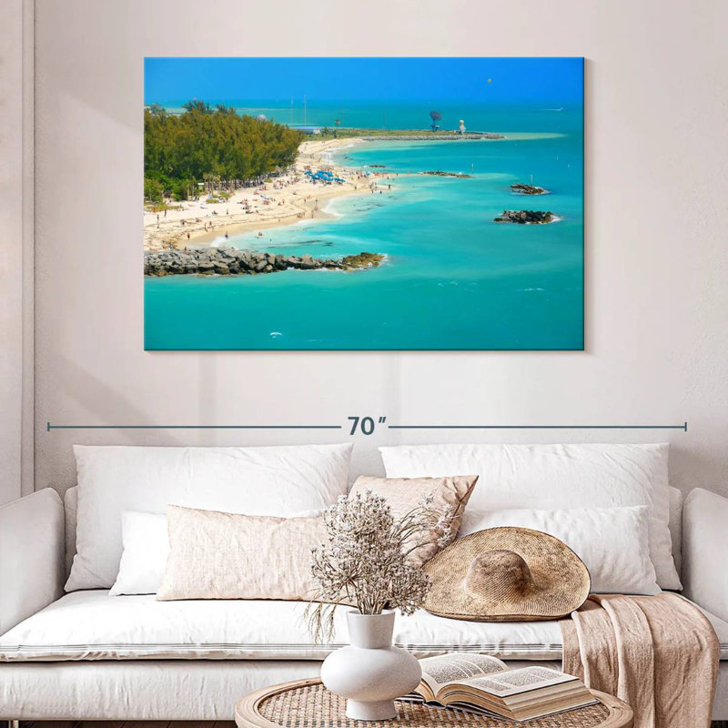 Scène Gillard Key West Gillard, H 32 po x l 48 po