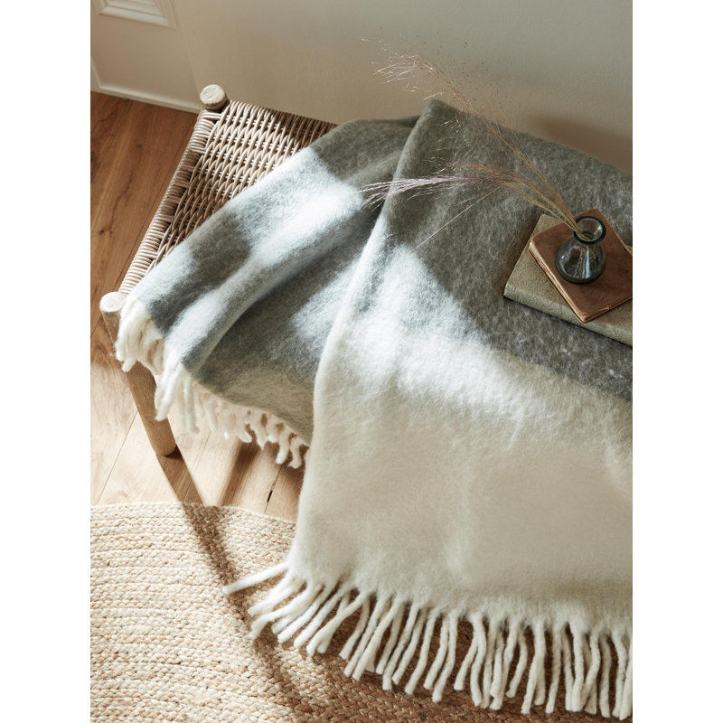 Laura Ashley Marble Machine Woven Blanket