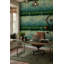 Oiseaux en vol, papier peint abstrait mural Moody-1141060244