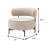 32" W Contemporary Swivel Chair, Light Brown-1324638044