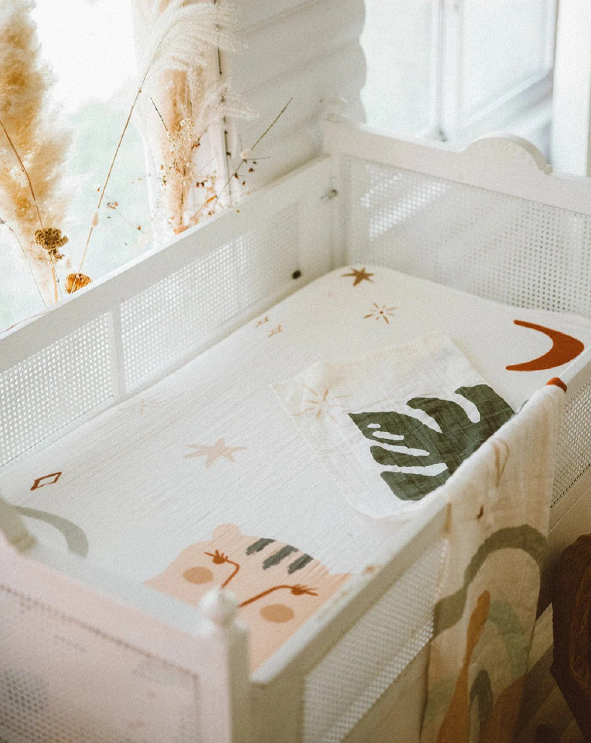 Bohemian Mama Black Muslin Crib Sheets Wayfair