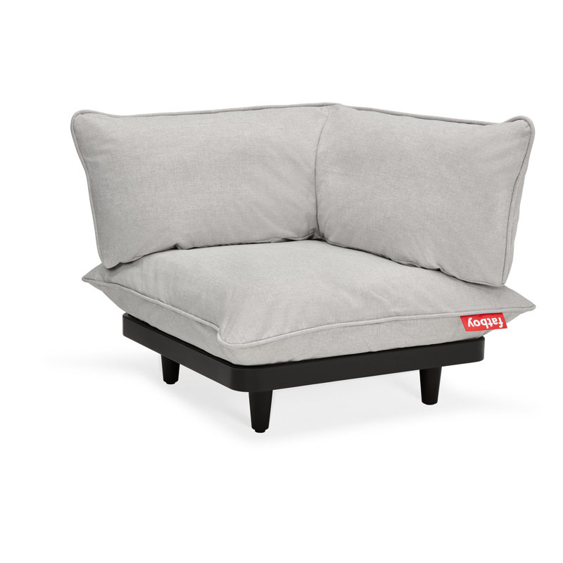 Siège de coin modulaire d'extérieur Paletti, Oléfine brume