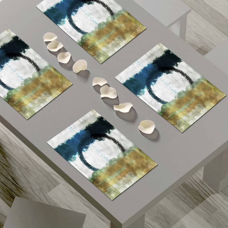 Napperon abstrait en polyester