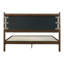 Cadre de lit plateforme en bois d'hévéa de qualité supérieure, cadre de lit avec tête de lit, lit Mid Century Modern-1002749266-1002749267