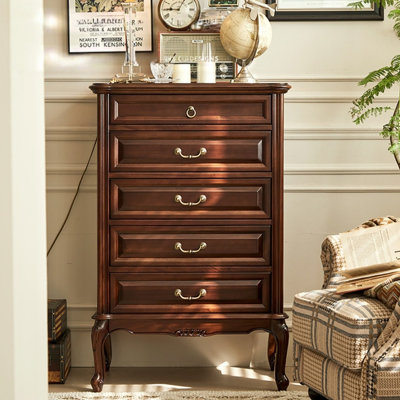 Walnut Solid Wood Accent Cabinet