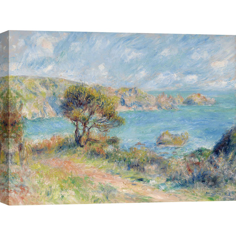 View At Guernsey, 1883 by Pierre-Auguste Renoir - Wrapped Canvas Print, 70cm H x 100cm W