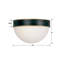 Capsule 2-Light Outdoor Flush Mount