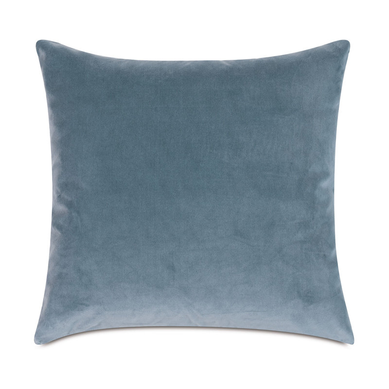 Maude Square Polyester/Polyester Blend Pillow Cover and Insert, Polyester, Blue