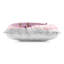 Coussin décoratif imprimé éléphanteau sur chaise rose, design par George Dyachenko-121373617