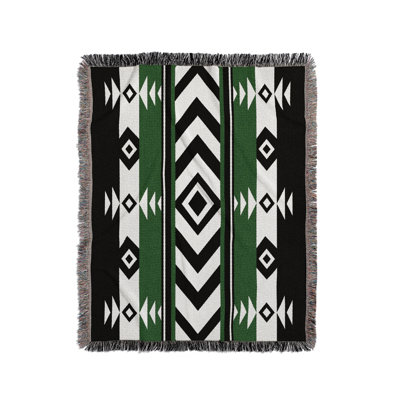 Couverture en mélange de coton Fika South Western