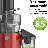 Sifene 800w Centrifugal Juicer Machine, 3.2" Wide Chute For Whole Fruit, Easy To Clean, Red, New